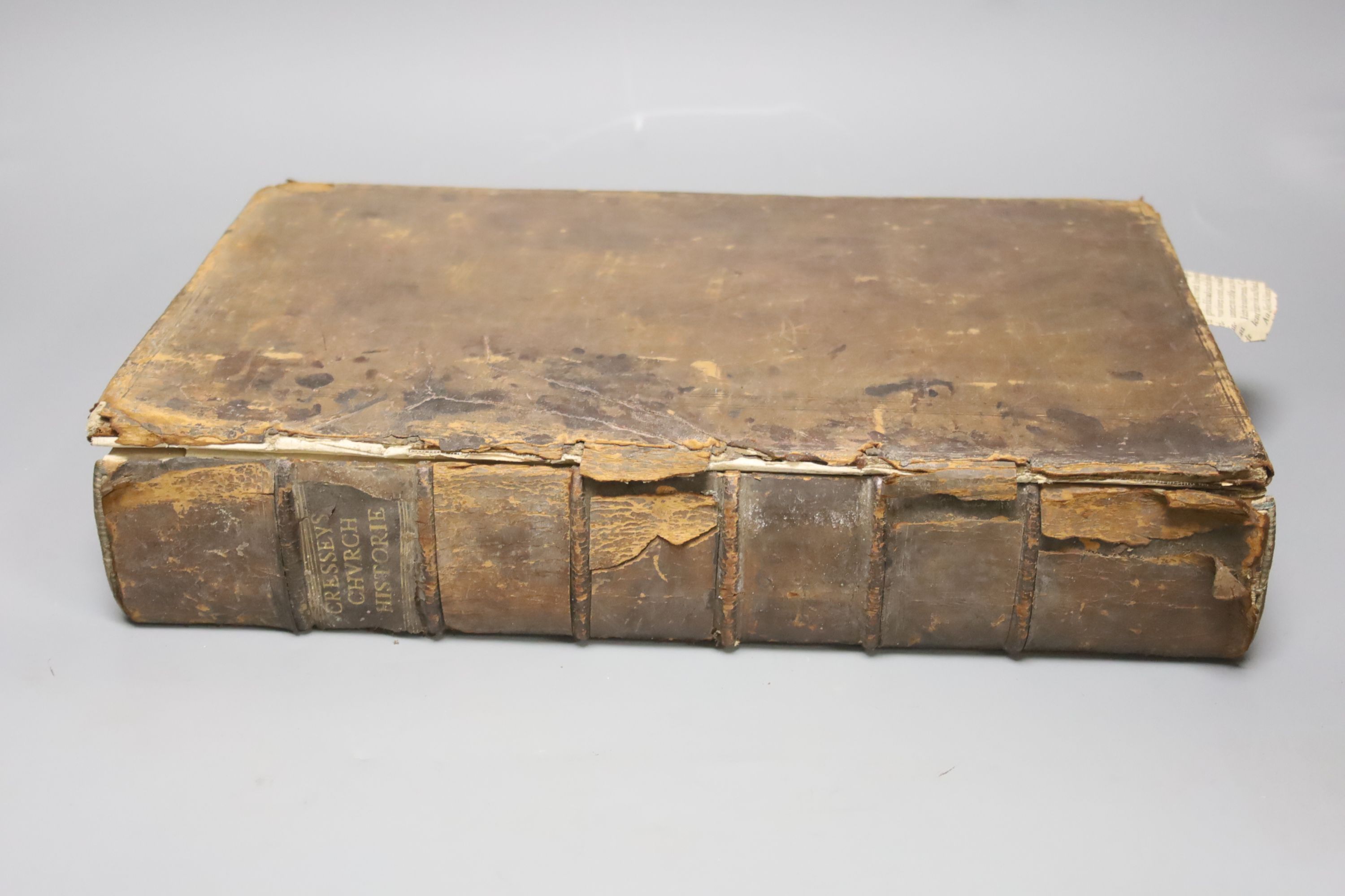 SERENUS DE CRESSY (C. 1605-1674) - The Church-history of Brittany from the beginning of Christianity to the Norman Conquest ... / by R.F.S. Cressy of the Holy Order of S. Benedict. 1668